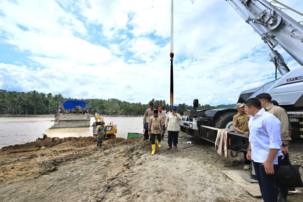 Presiden Prabowo Pastikan Pangan Aman dan Percepatan Perbaikan Infrastruktur di Aceh