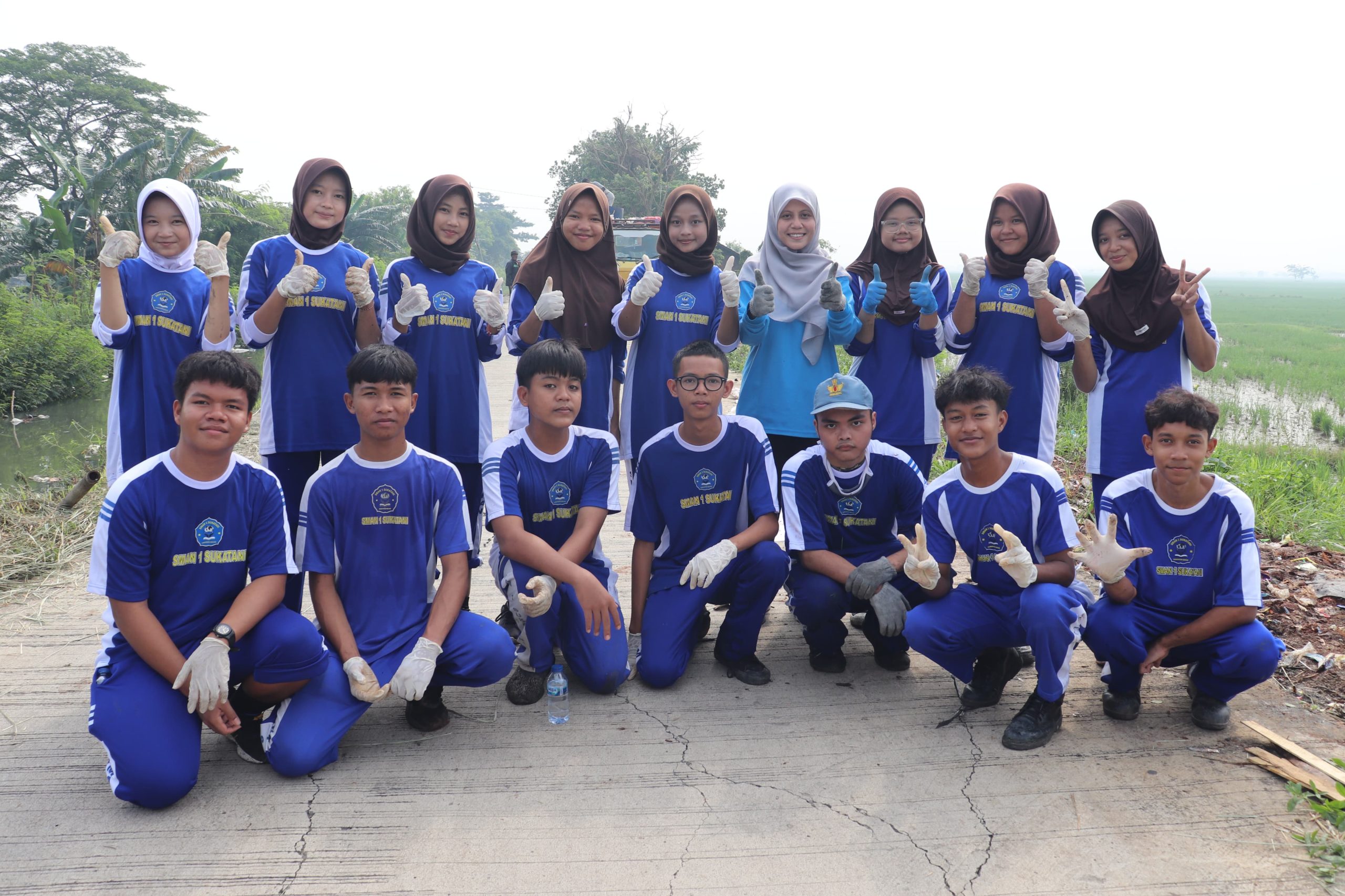 SMAN 1 Sukatani Tunjukkan Aksi Nyata Peduli Lingkungan di HPSN 2026