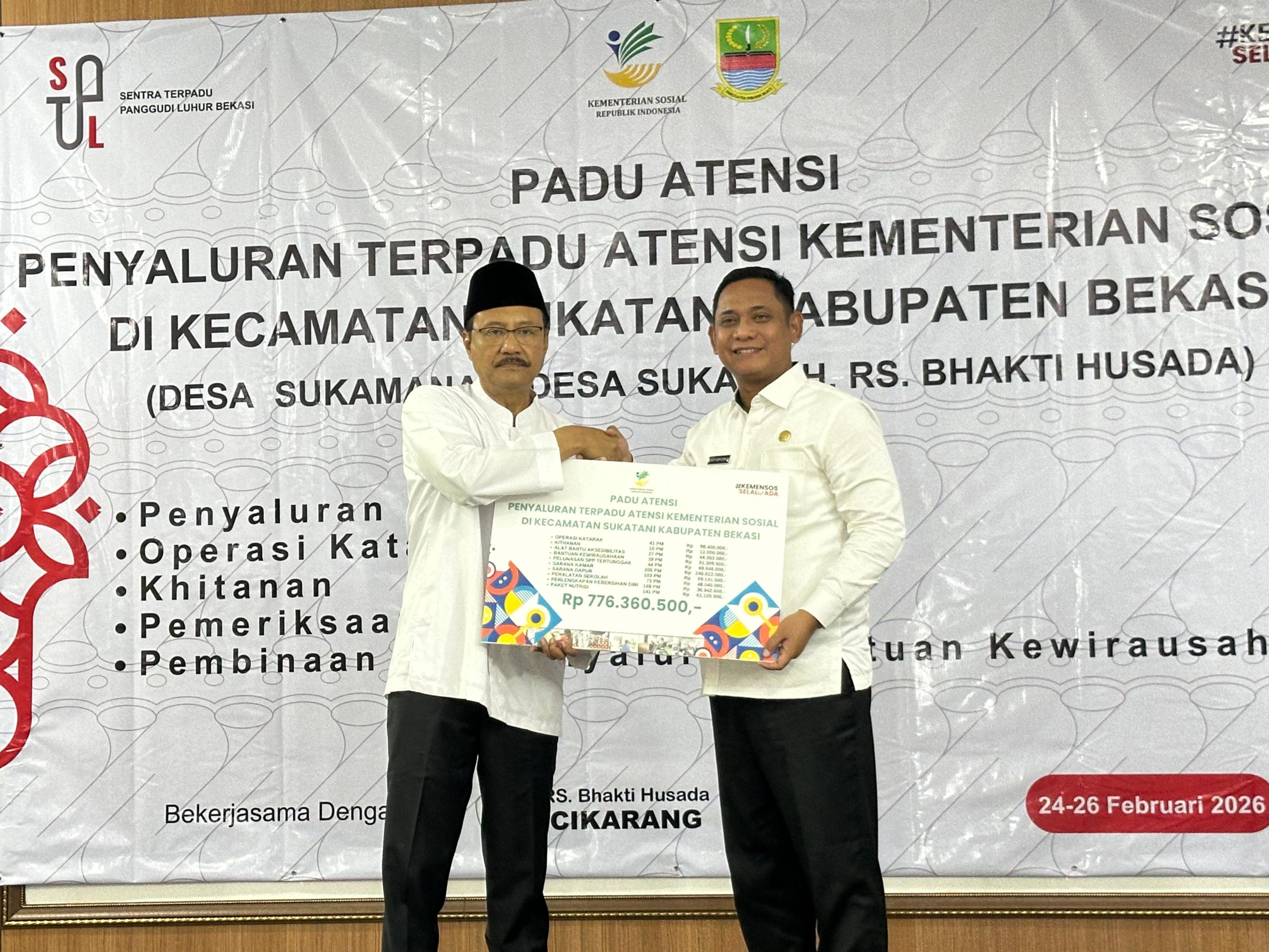 Plt. Bupati Bekasi Dorong Bansos dan Kesehatan warga Terus Dioptimalkan