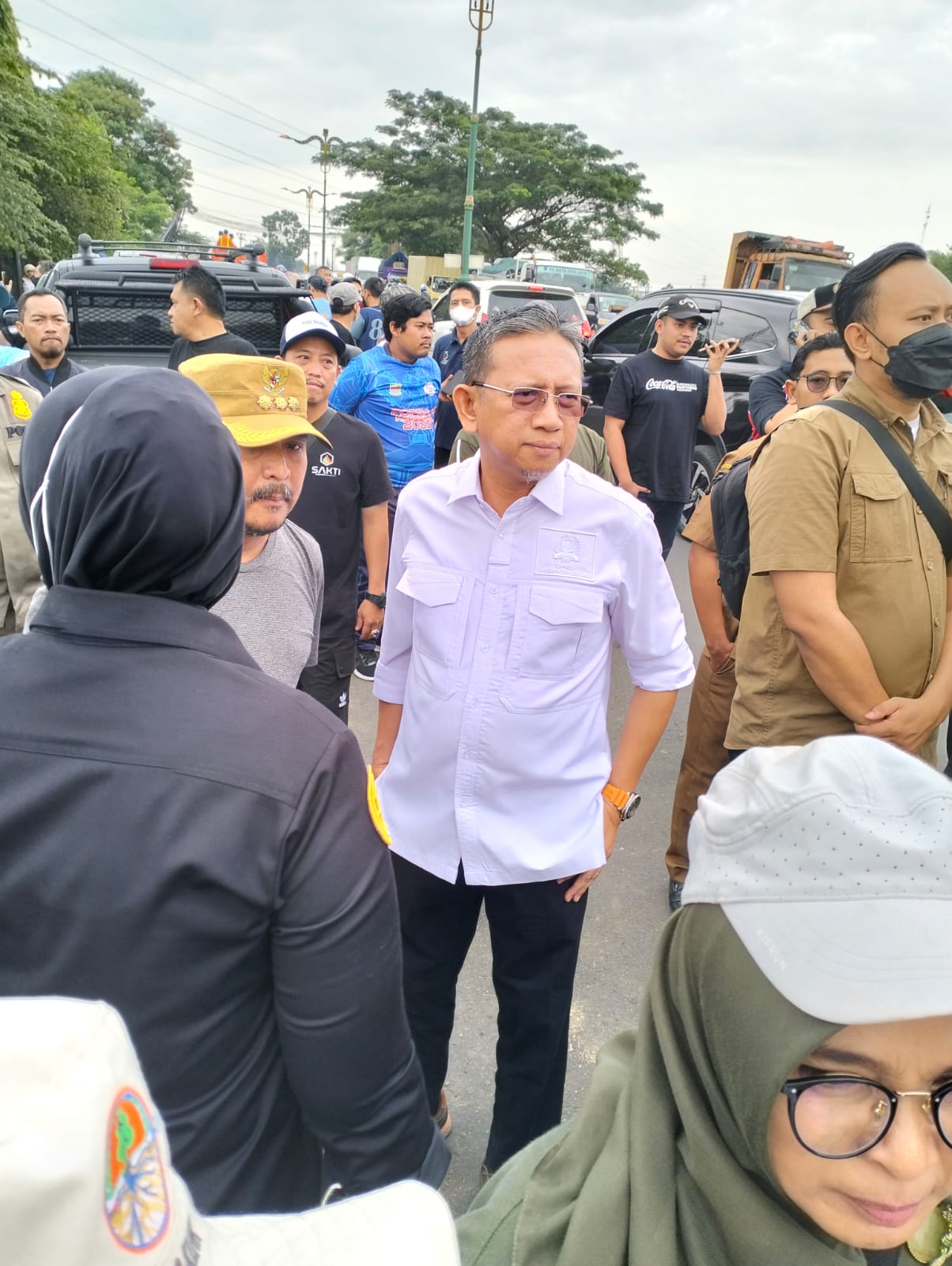 Wakil Ketua 3 DPRD Kabupaten Bekasi Budi Muhammad Mustafa Mensosialisasikan Instruksi Presiden Prabowo “Kegiatan Korve”