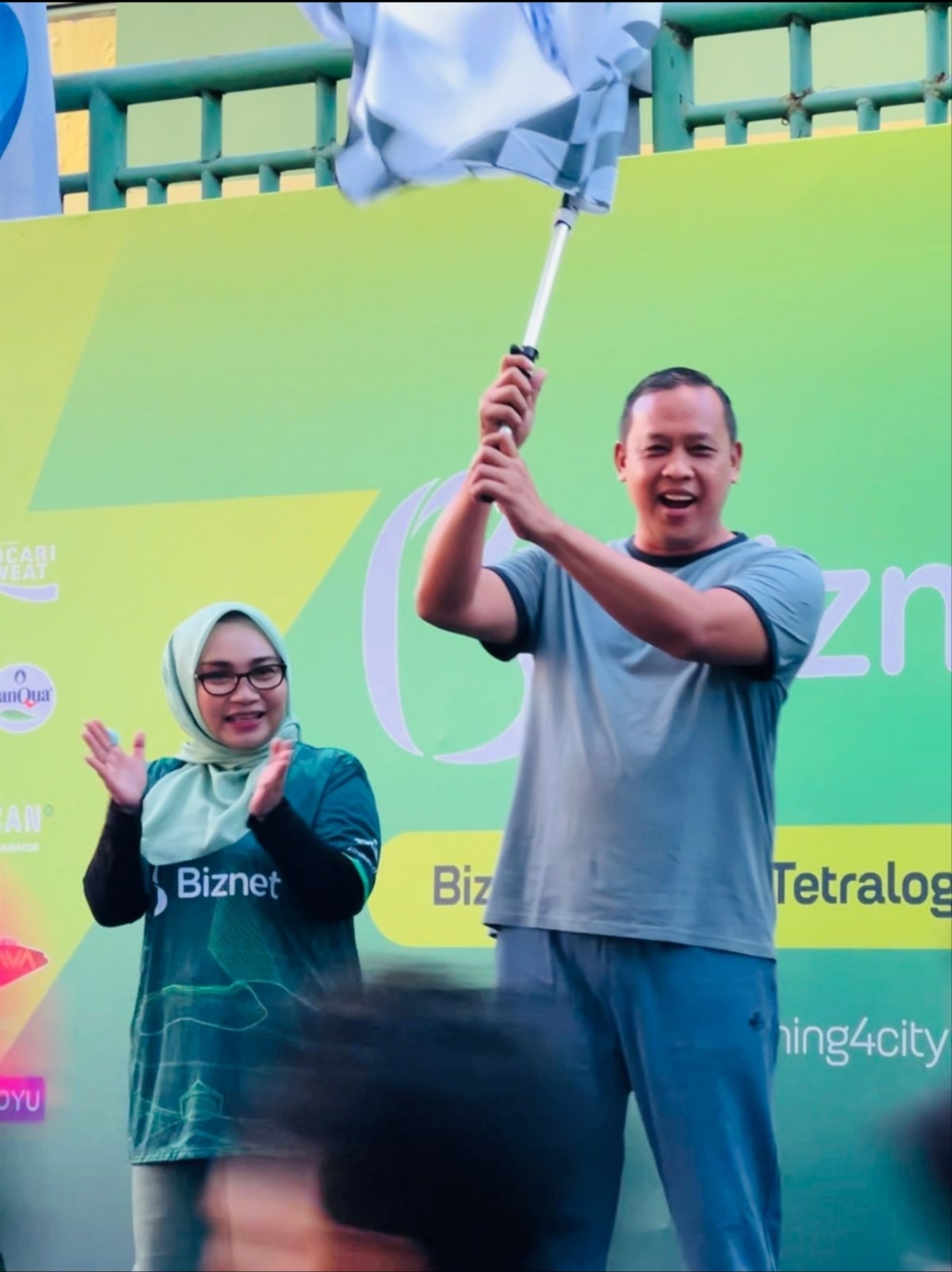 Warga Nikmati Fun Run di CFD, Tri Adhianto Dorong Event Lari Digelar Rutin Setiap Pekan