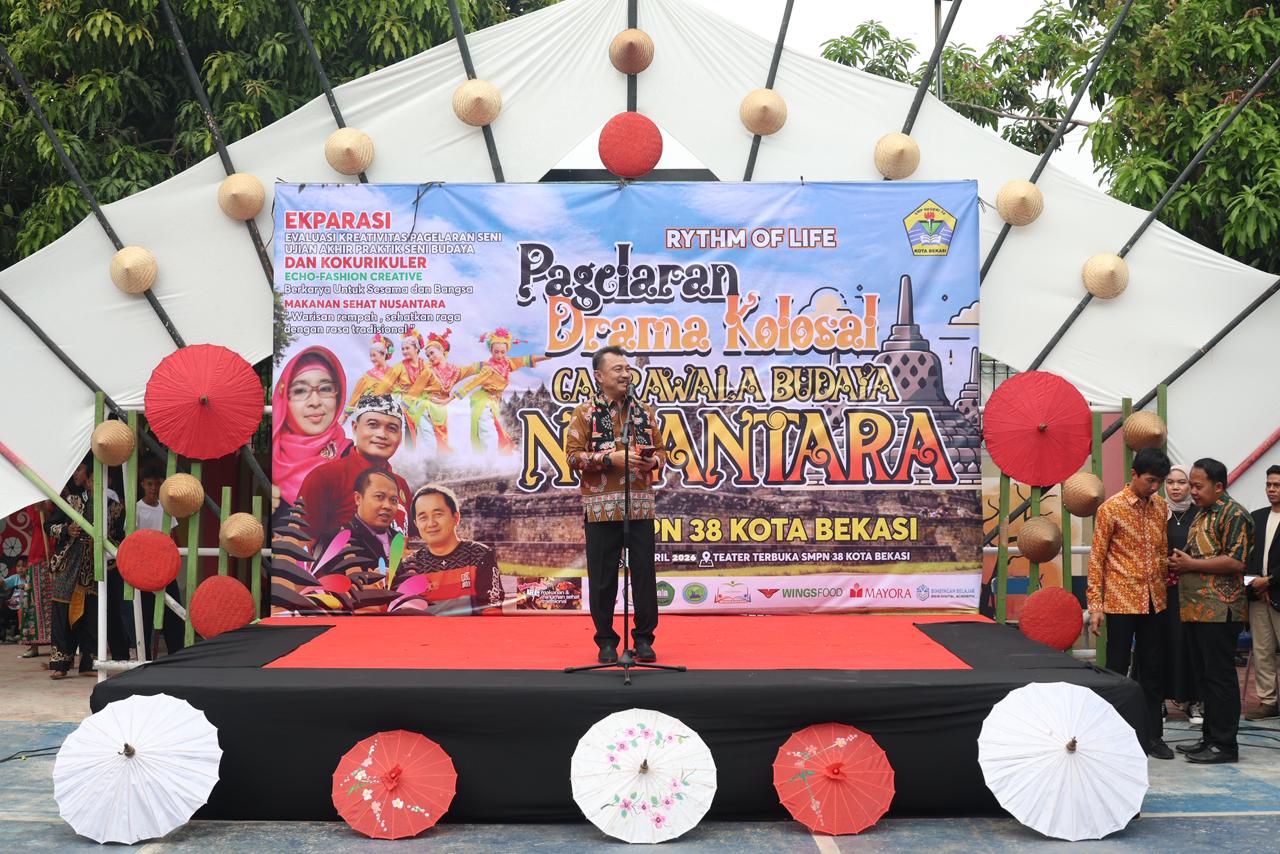 Wawali Bekasi Apresiasi Kreativitas Siswa dalam Drama Kolosal Budaya