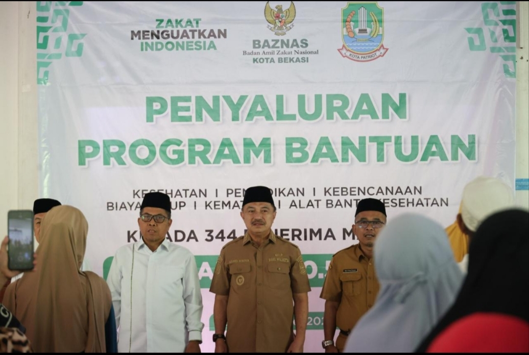 Bersama Baznas Salurkan Zakat Plh Wali Kota Bekasi : Zakat Miliki Peran Strategis Meningkatkan Kesejahteraan Masyarakat Bersama Baznas Salurkan Zakat Plh Wali Kota Bekasi : Zakat Miliki Peran Strategis Meningkatkan Kesejahteraan Masyarakat
