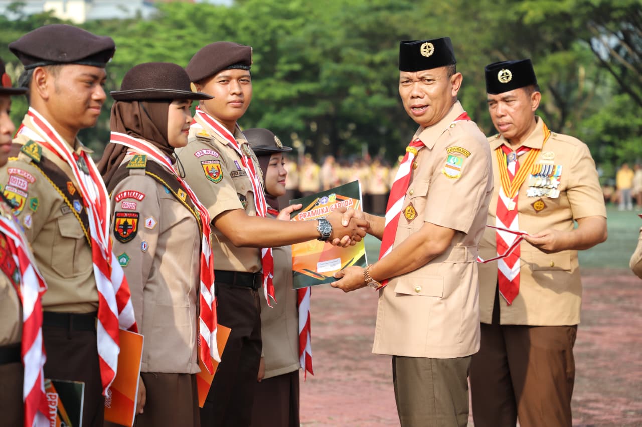 1.251 Pramuka Garuda Dikukuhkan, Sekda Tekankan Peran Pramuka Sebagai Teladan Generasi Muda