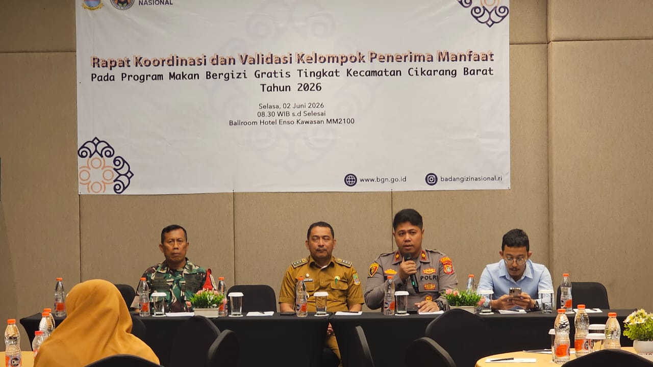 75 Ribu Siswa Berpotensi Terima Manfaat, MBG Cikarang Barat Fokus Tingkatkan Kualitas Pelayanan
